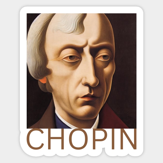 FREDERIC CHOPIN Sticker by Cryptilian